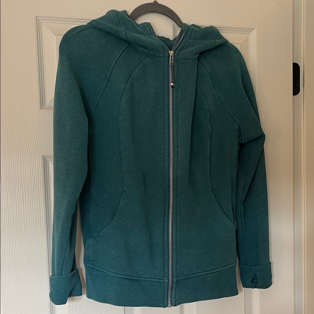 Lululemon Athletica Teal Full-Zip Hoodie